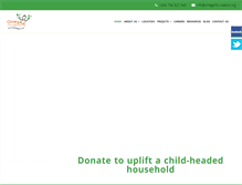 Tablet Screenshot of omega-foundation.org